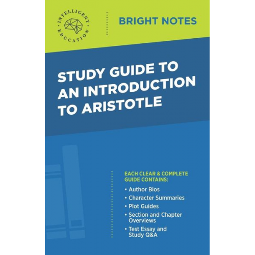 Study Guide to an Introduction to Aristotle