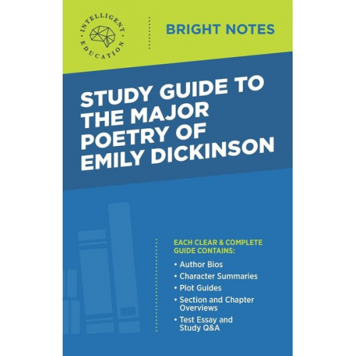 Study Guide to The Major Poetry of Emily Dickinson