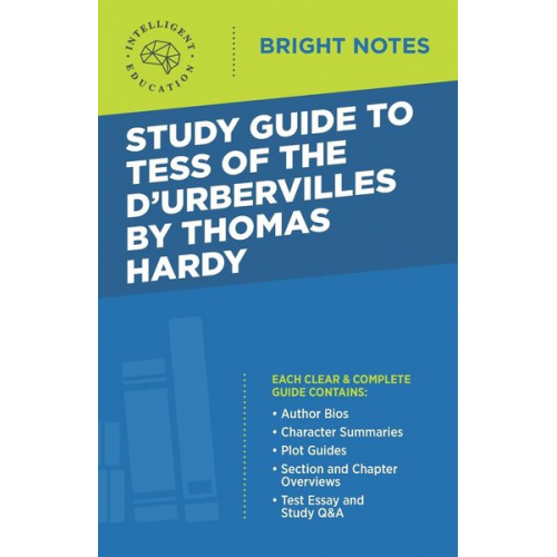 Study Guide to Tess of d'Urbervilles by Thomas Hardy