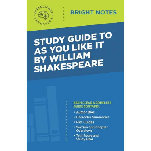 Study Guide to As You Like It by William Shakespeare