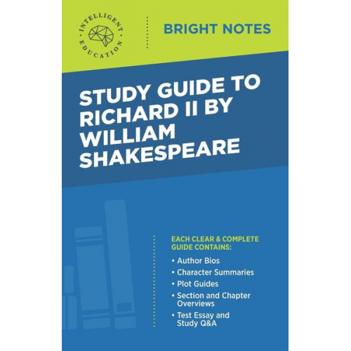 Study Guide to Richard II by William Shakespeare