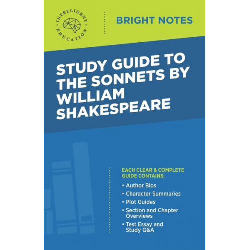 Study Guide to The Sonnets by William Shakespeare