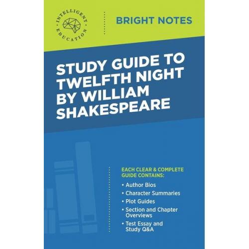 Study Guide to Twelfth Night by William Shakespeare