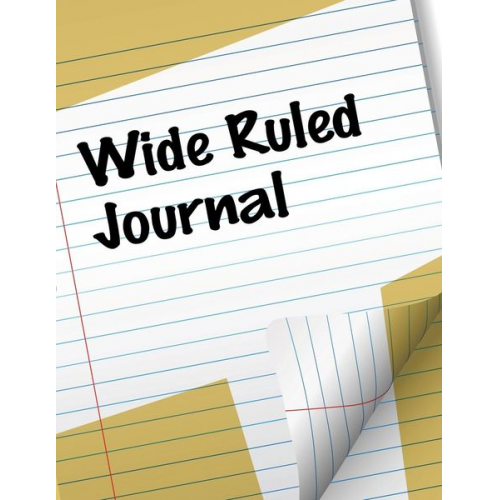 Speedy Publishing Llc - Wide Ruled Journal