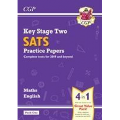 Cgp Books - KS2 Maths & English SATS Practice Papers: Pack 1 - for the 2024 tests (with free Online Extras)