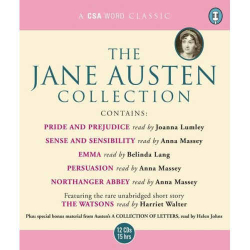 Jane Austen - The Jane Austen Collection: "Sense and Sensibility", "Pride and Prejudice", "Emma", "Northanger Abbey", "Persuasion" AND "The Watsons" (Unabridged)