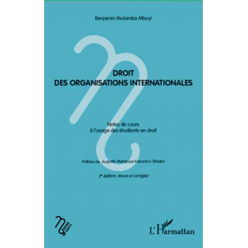 Benjamin Mulamba Mbuyi - Droit des organisations internationales