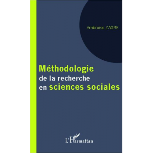 Ambroise Zagre - Méthodologie de la recherche en sciences sociales