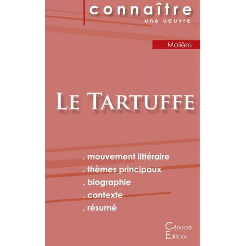 Molière - Fiche de lecture Le Tartuffe de Molière (analyse littéraire de référence et résumé complet)