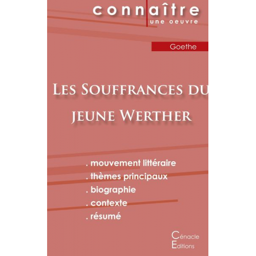 Goethe - Fiche de lecture Les Souffrances du jeune Werther de Goethe (Analyse littéraire de référence et résumé complet)