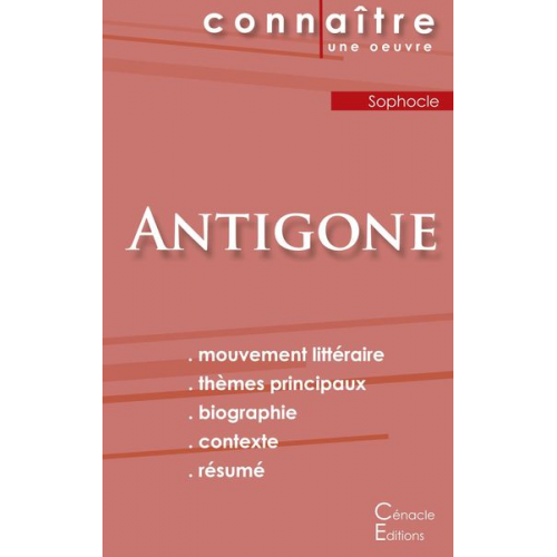 Sophocle - Fiche de lecture Antigone de Sophocle (Analyse littéraire de référence et résumé complet)