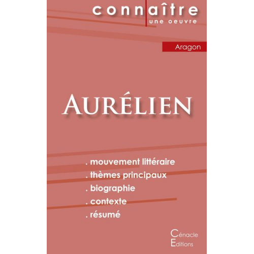 Louis Aragon - Fiche de lecture Aurélien de Louis Aragon (Analyse littéraire de référence et résumé complet)