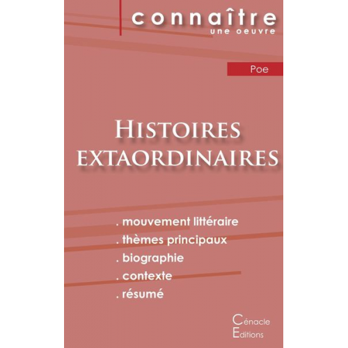 Edgar Allan Poe - Fiche de lecture Histoires extraordinaires de Poe (Analyse littéraire de référence et résumé complet)