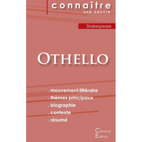 Shakespeare - Fiche de lecture Othello de Shakespeare (Analyse littéraire de référence et résumé complet)