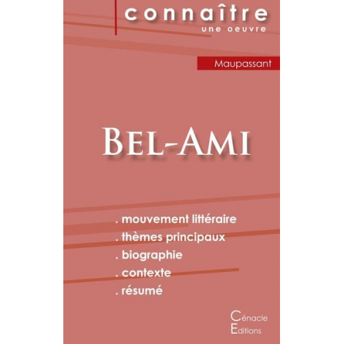 Guy de Maupassant - Fiche de lecture Bel-Ami de Guy de Maupassant (Analyse littéraire de référence et résumé complet)