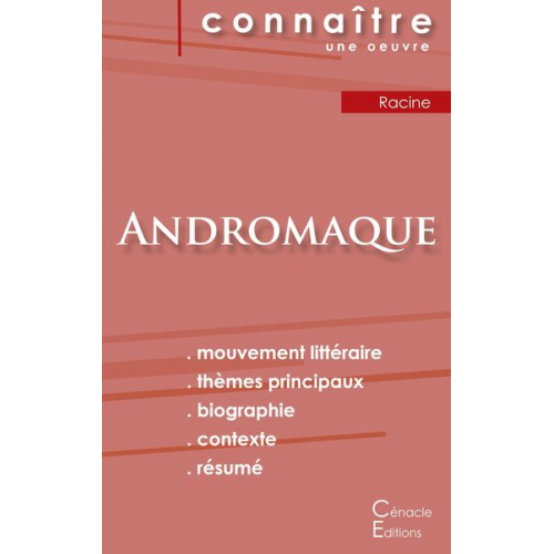 Jean Racine - Fiche de lecture Andromaque de Racine (Analyse littéraire de référence et résumé complet)