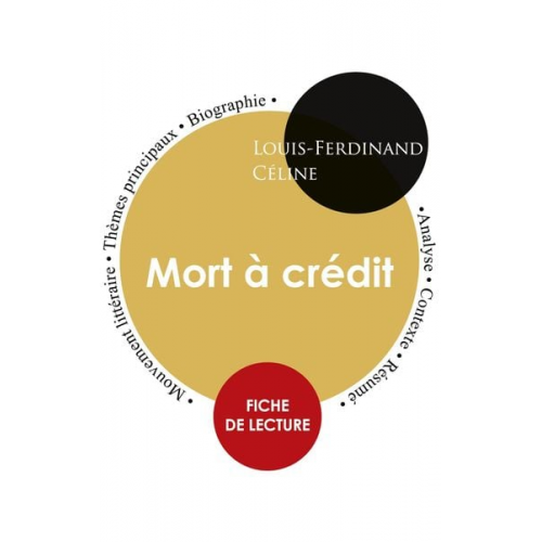 Louis-Ferdinand Celine - Fiche de lecture Mort à crédit (Étude intégrale)