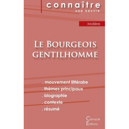 Molière - Fiche de lecture Le Bourgeois gentilhomme de Molière (Analyse littéraire de référence et résumé complet)