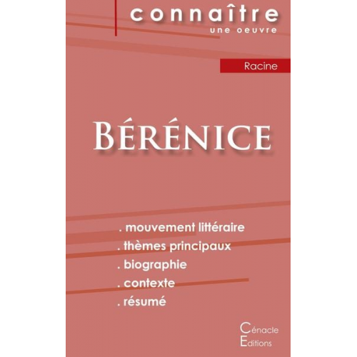 Jean Racine - Fiche de lecture Bérénice de Racine (Analyse littéraire de référence et résumé complet)