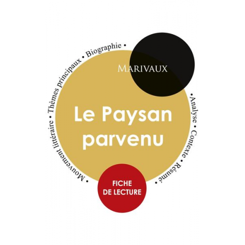 Marivaux - Fiche de lecture Le Paysan parvenu (Étude intégrale)