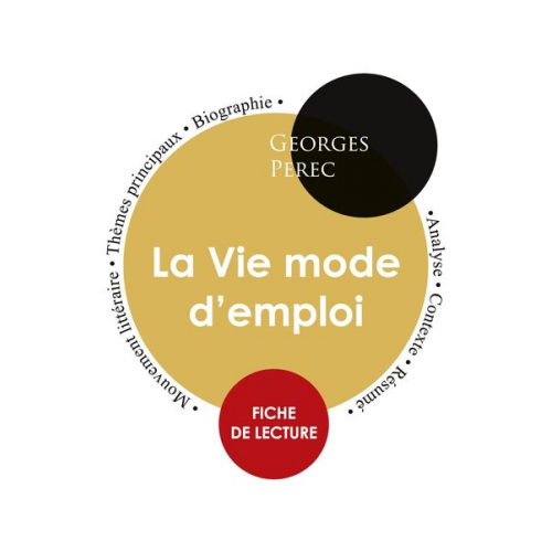 Georges Perec - Fiche de lecture La Vie mode d'emploi (Étude intégrale)