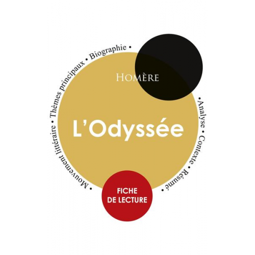 Homère - Fiche de lecture L'Odyssée (Étude intégrale)