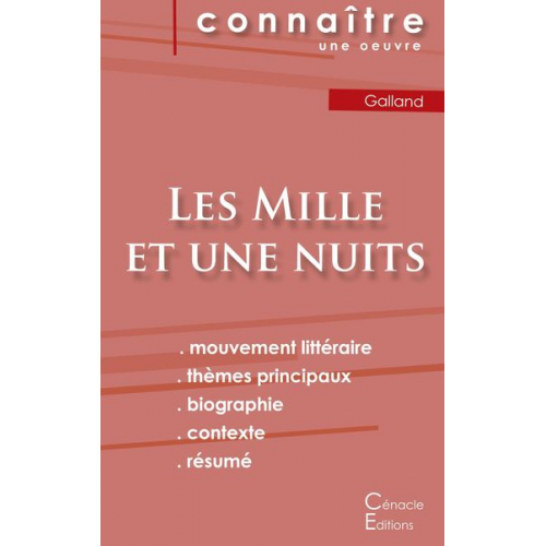 Antoine Galland - Fiche de lecture Les Mille et une nuits (Analyse littéraire de référence et résumé complet)