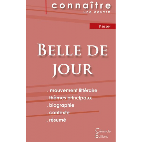 Joseph Kessel - Fiche de lecture Belle de jour de Joseph Kessel (Analyse littéraire de référence et résumé complet)