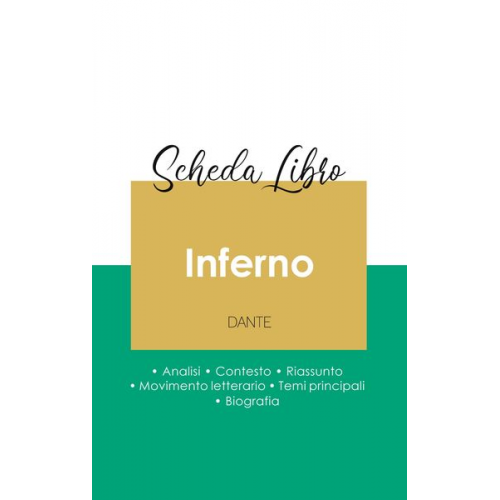 Dante - Scheda libro Inferno nella Divina commedia di Dante (analisi letteraria di riferimento e riassunto completo)