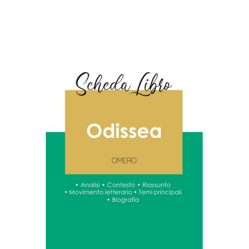 Omero - Scheda libro Odissea di Omero (analisi letteraria di riferimento e riassunto completo)