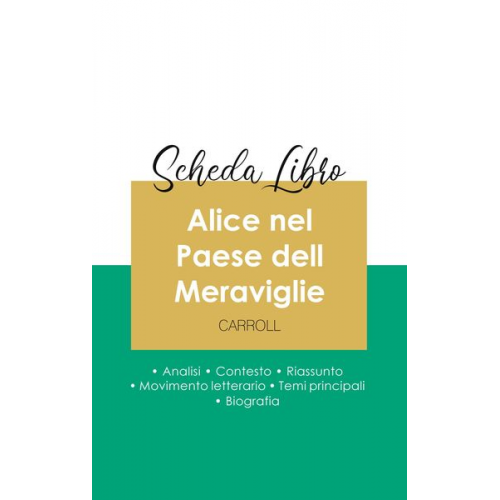 Lewis Carroll - Scheda libro Alice nel Paese dell Meraviglie di Lewis Carroll (analisi letteraria di riferimento e riassunto completo)