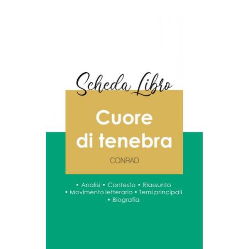 Joseph Conrad - Scheda libro Cuore di tenebra di Joseph Conrad (analisi letteraria di riferimento e riassunto completo)