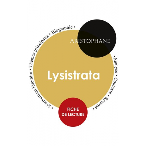 Aristophane - Fiche de lecture Lysistrata (Étude intégrale)