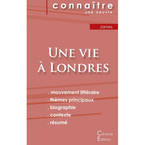 Henry James - Fiche de lecture Une vie à Londres de Henry James (analyse littéraire de référence et résumé complet)