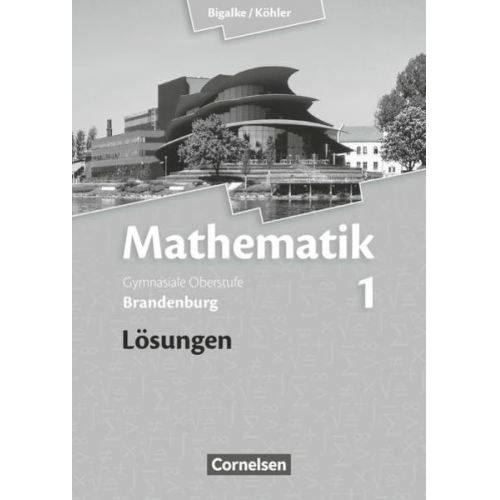 Norbert Köhler Anton Bigalke Gabriele Ledworuski Horst Kuschnerow - Mathematik Sekundarstufe II - Brandenburg - Band 1 - Lösungen zum Schülerbuch