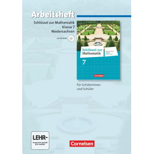 Schlüssel zur Mathematik 7. Sj. Arb./Lös./CD-ROM Diff./NS