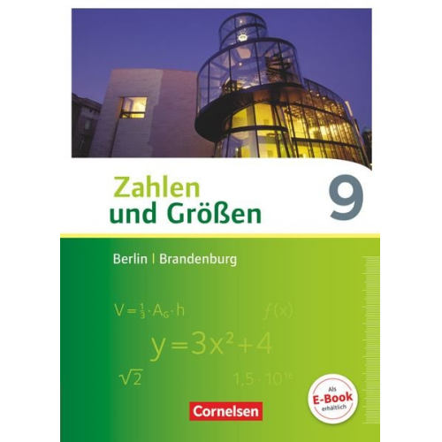 Udo Wennekers Martina Verhoeven Ines Knospe Bernhard Bonus - Zahlen und Größen 9. Schuljahr - Berlin und Brandenburg - Schülerbuch