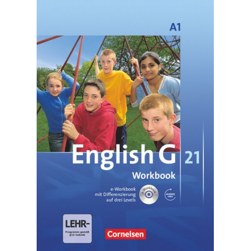 Jennifer Seidl - English G 21. Ausgabe A 1. Workbook mit CD-ROM (e-Workbook) und Audios Online