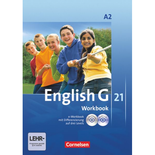 Jennifer Seidl - English G 21. Ausgabe A 2. Workbook mit CD-ROM (e-Workbook) und Audios Online