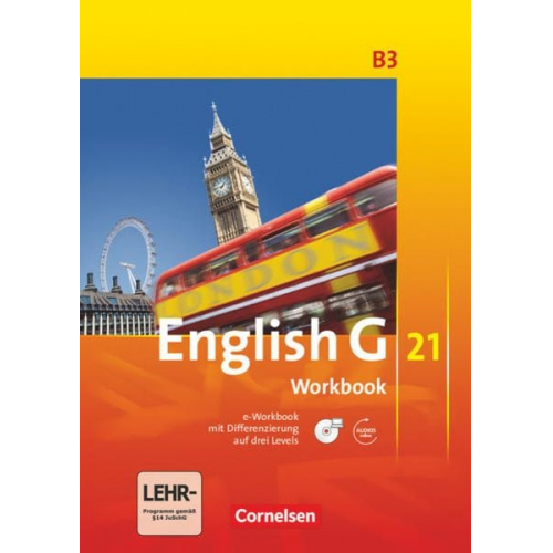 Jennifer Seidl - English G 21. Ausgabe B 3. Workbook mit CD-ROM (e-Workbook) und Audios Online