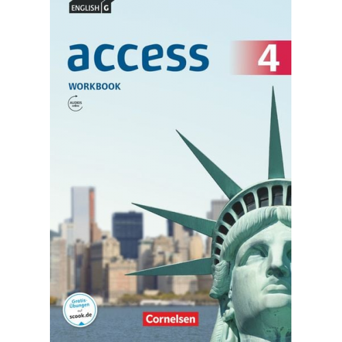 Jennifer Seidl - English G Access Band 4: 8. Schuljahr - Allgemeine Ausgabe - Workbook mit Audios