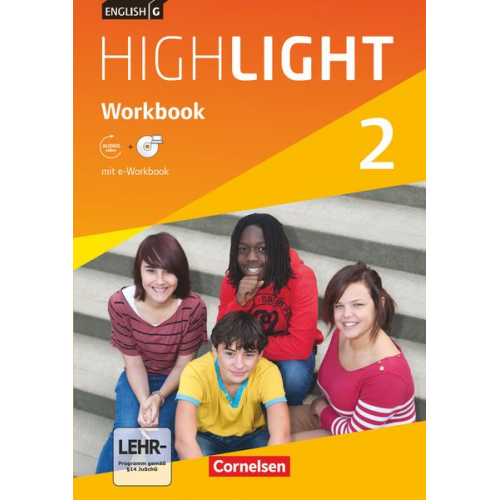 Gwen Berwick - English G Highlight Band 2: 6. Schuljahr - Hauptschule - Workbook mit CD-ROM (e-Workbook) und Audios online.