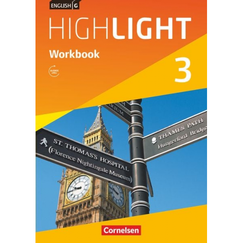 Sydney Thorne Gwen Berwick - English G Highlight 3: 7. Schuljahr Hauptschule. Workbook mit Audios online