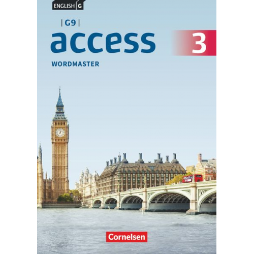 English G Access - G9 - Band 3: 7. Schuljahr - Wordmaster mit Lösungen