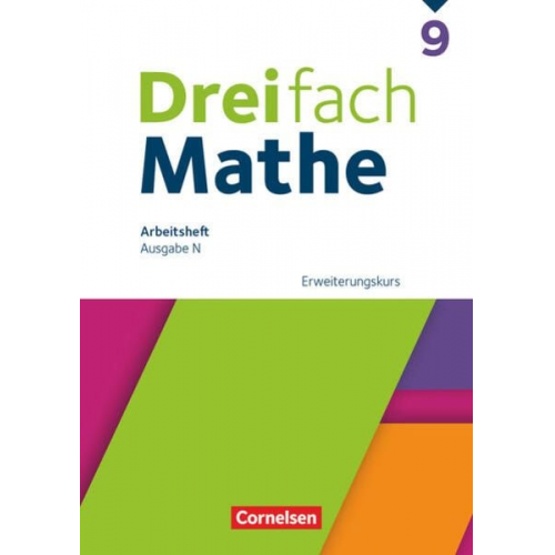 Dreifach Mathe 9. Schuljahr. Erweiterungskurs - Arbeitsheft mit Lösungen