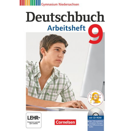 Deborah Mohr Angela Mielke Cordula Grunow Andrea Wagener Irmgard Schick - Deutschbuch Gymnasium - Niedersachsen - 2015 - 9. Klasse - Arbeitsheft mit Lösungen und Übungs-CD-ROM