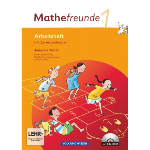 Edmund Wallis Ursula Kluge Isabel Miedtke Nancy Kunkis Jana Richter - Mathefreunde 1. Schuljahr - Nord - Arbeitsheft mit CD-ROM