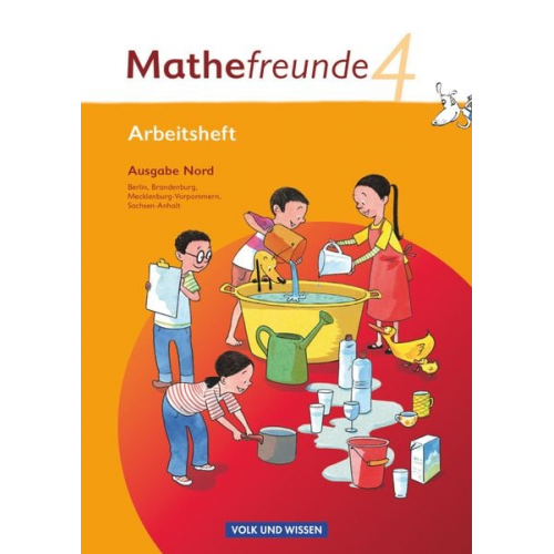 Edmund Wallis Birgit Schlabitz Ursula Kluge Jana Elsner Kathrin Fiedler - Mathefreunde 4. Schuljahr. Arbeitsheft mit Lernstandsseiten.