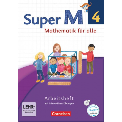 Gabriele Viseneber Ariane Ranft Ursula Manten Mirjam Frost - Super M4. Schuljahr - Westliche Bundesländer - Arbeitsheft mit interaktiven Übungen auf scook.de