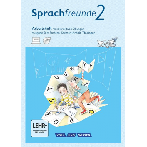 Andrea Knöfler Susanne Kelch - Sprachfreunde 2. Schuljahr - Arbeitsheft mit interaktiven Übungen auf scook.de